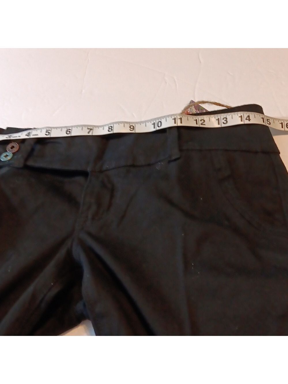 Spoon Jeans- Women Black Low Rise Wide Leg NWT Size 3 - Picture 6 of 12